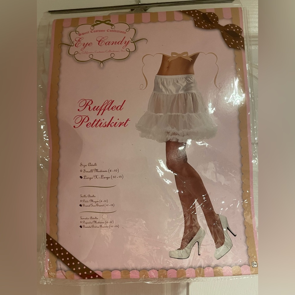 Eye Candy - Ruffled Pettiskirt. NWT Size XL